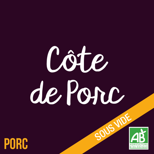 Côte de Porc - échine - 0.543kg